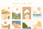 Abstract landscape creator kit, an Object Graphic by museberry (Thumbnail 4 of 9)