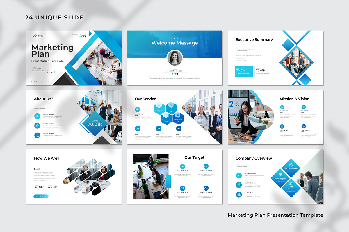 Marketing Plan Presentation Template preview 6