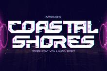 COASTAL SHORES - CYBERPUNK FONT
