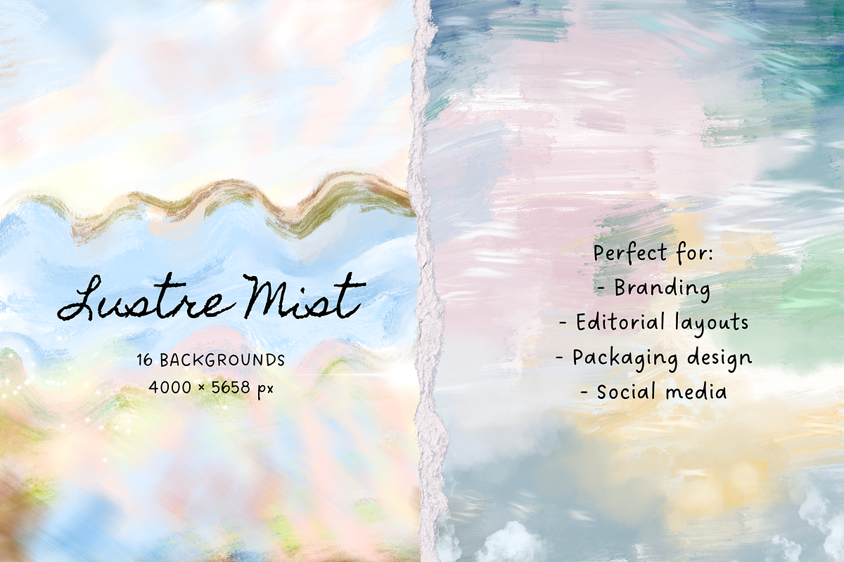 Lustre Mist: Watercolor Oil Textures, a Background Graphic by The Journey Atelier (Photo 5 of 18)
