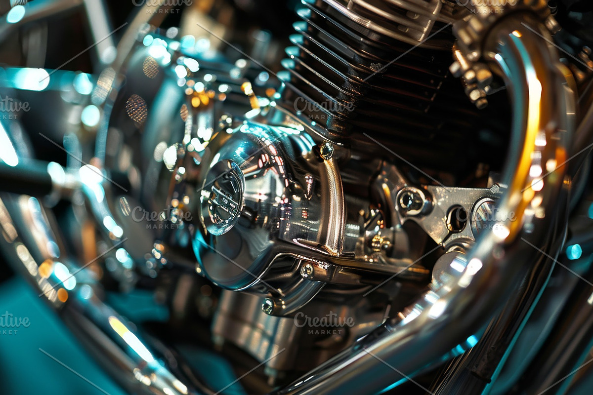 31 Motorcycle engines, a Transportation Photo by Handmadefont (Photo 23 of 33)
