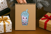 Faux Rhinestone Kawaii Boba PNG, a Food Illustration by Craftsbeefy (Thumbnail 4 of 6)
