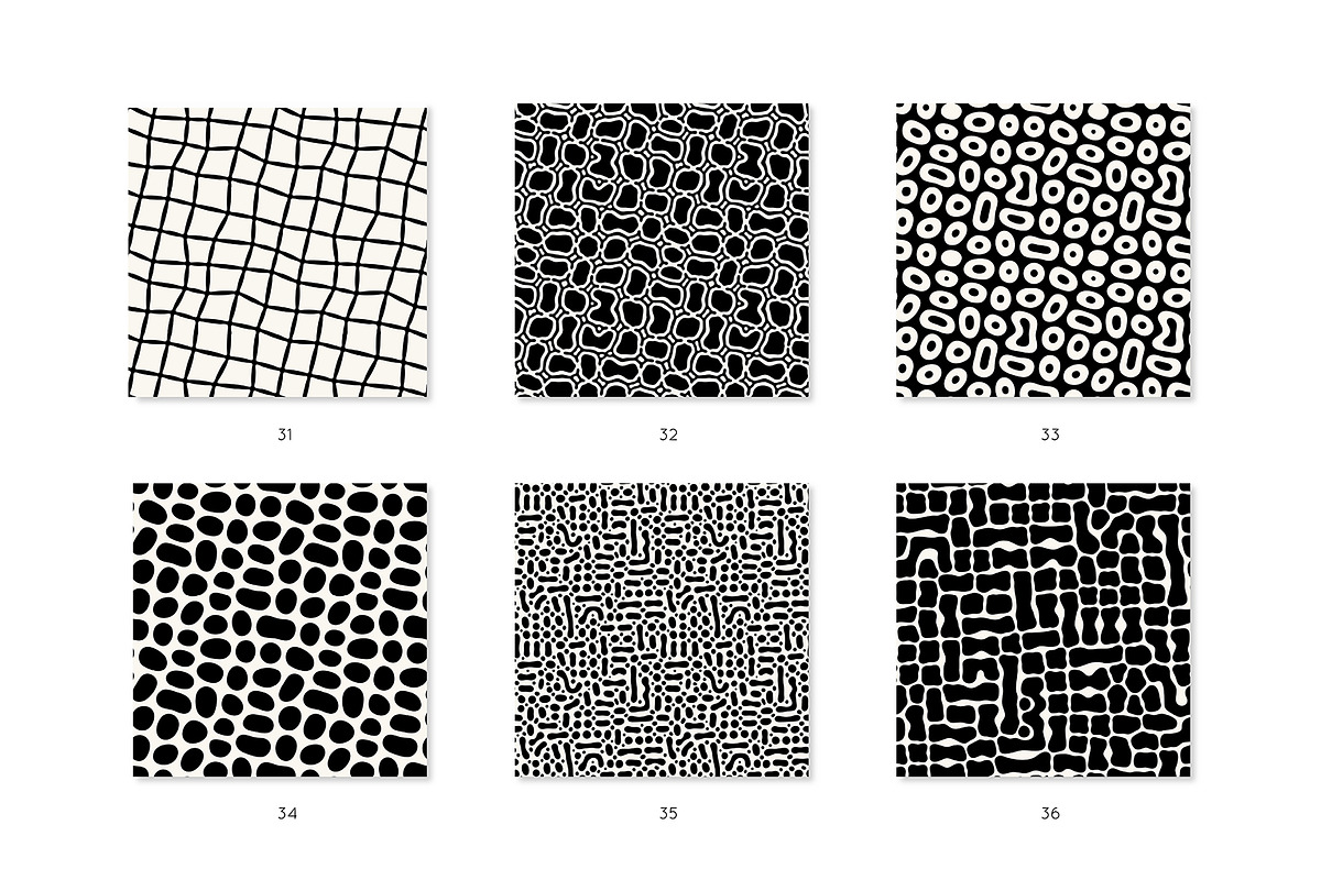 Abstract Seamless Patterns Bundle, a Pattern Graphic by Curly_Pat (Photo 8 of 12)