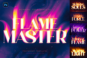 Burning Text Effects, an Action Add-On by Andrew Skoch Design (Thumbnail 1 of 9)
