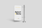Modern Outdoor Signboard Mockup, an Advertising Mockup by AnasStudio (Thumbnail 4 of 5)