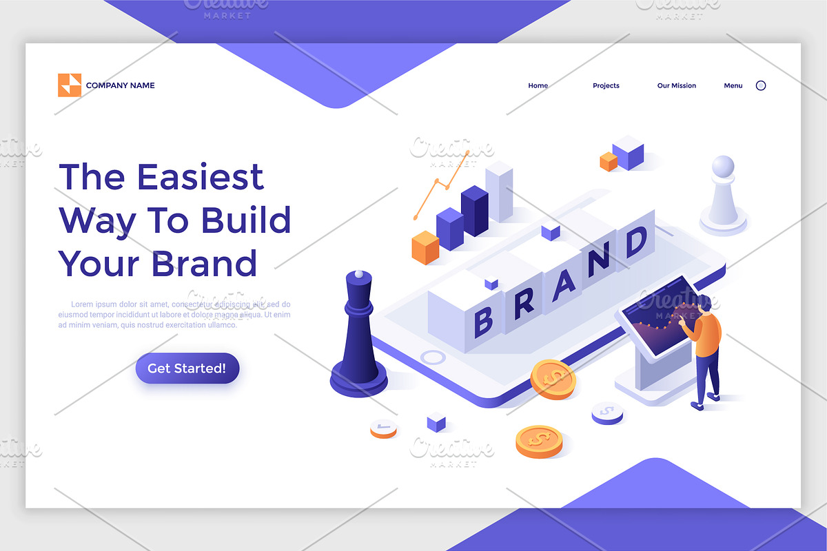 Isometric Solutions Mini. Part 21, a Templates & Theme by Andrew Kras Design (Photo 5 of 13)