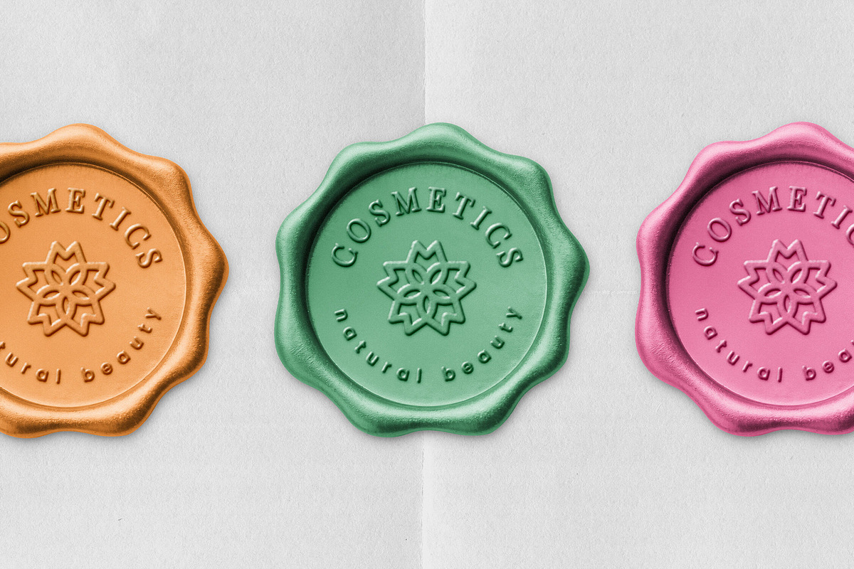 Wax Seal Logo Mockups, a Pens & Pencil Mockup by Design Squad (Photo 8 of 8)
