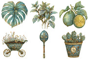 Green Garden Clipart, an Illustration by Daily.Designs (Thumbnail 5 of 5)