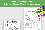 50 Pages Animal Coloring Book Kids, an Education Illustration by Mohammad Sarfaraz (Thumbnail 2 of 15)