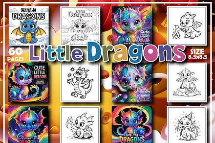 Cute Little Dragon Coloring Pages