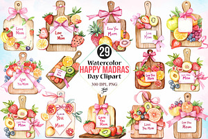 Watercolor Happy Madras Day Clipart, a Seasonal Illustration by Canvas Craft