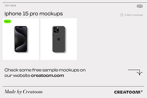 IPhone 15 Pro Mockups V1