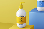 Soap Bottle Mockup, a Packaging Mockup by AlkStudio (Thumbnail 8 of 9)