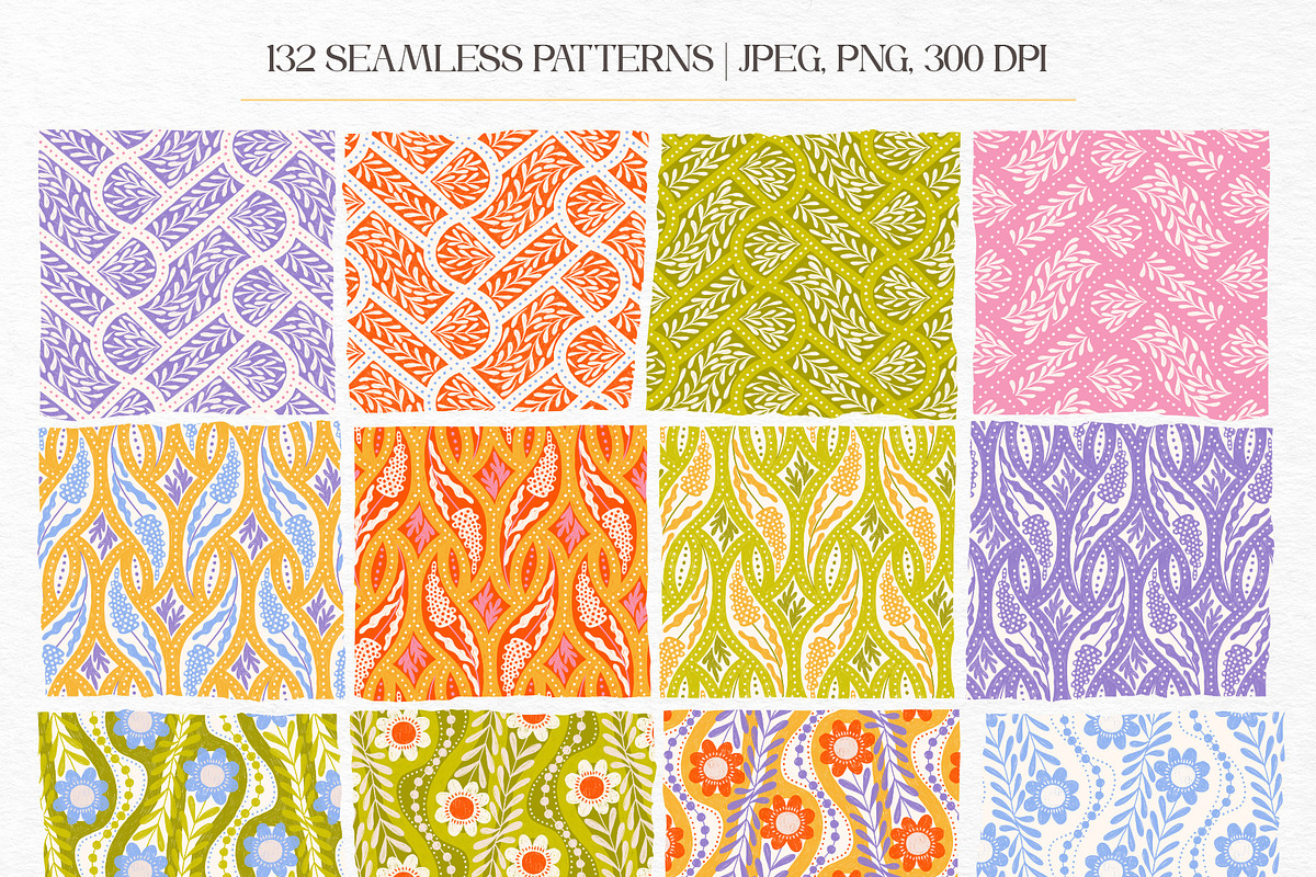 Felicity | Seamless Patterns, a Pattern Graphic by GVGraphics (Photo 7 of 20)