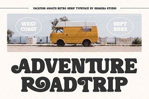 Vacation Awaits - Retro Serif Font