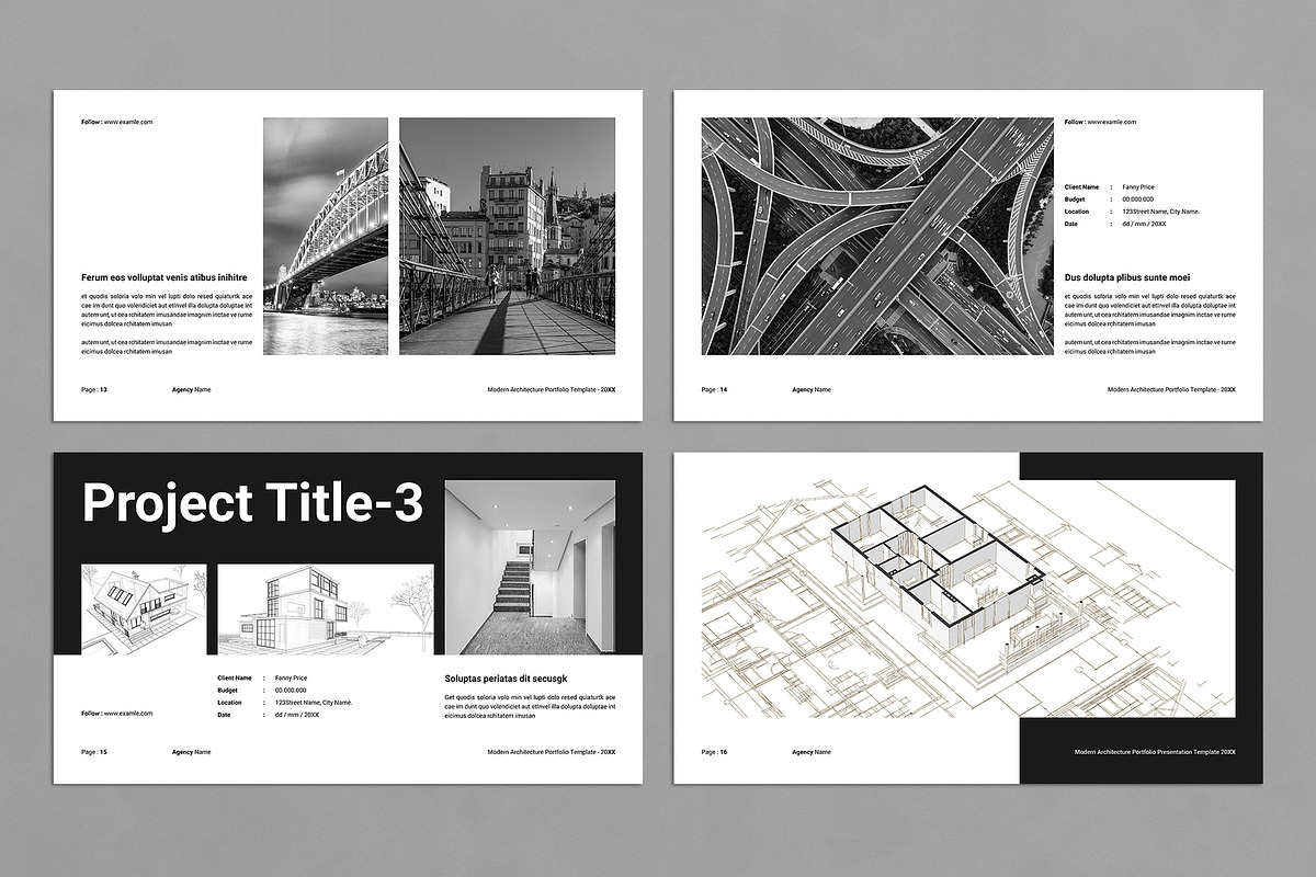 Architecture Portfolio Presentation, a Presentation Template by E-Type (Photo 5 of 6)