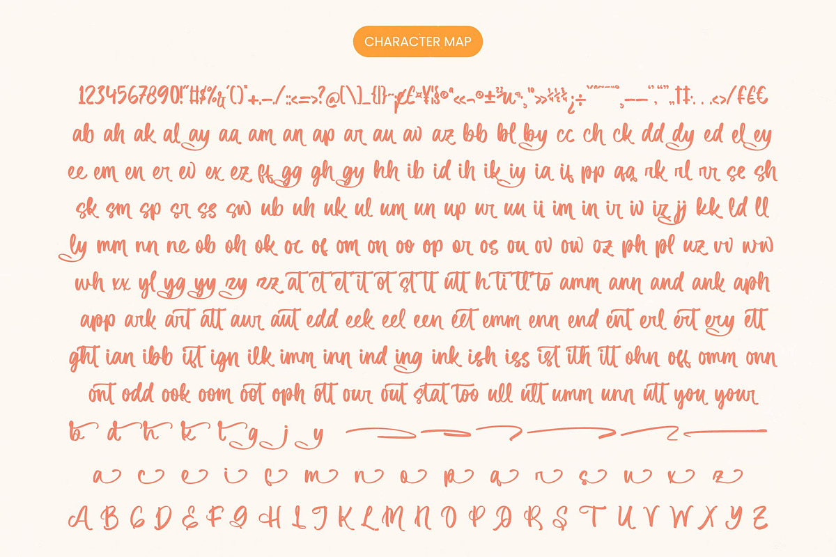 Natural Harmony Bold Calligraphy, a Script Font by Letterena Studios Script (Photo 10 of 10)