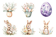 Floral Easter Clipart, an Illustration by Design Market (Thumbnail 4 of 5)