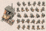 Isometric Ancient City Pack, an Object Graphic by Beatheart Creative Studio (Thumbnail 14 of 77)