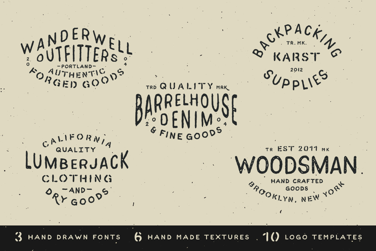 Hand Drawn Branding & Badge Kit, a Branding & Logo Template by James Lafuente (Photo 4 of 5)