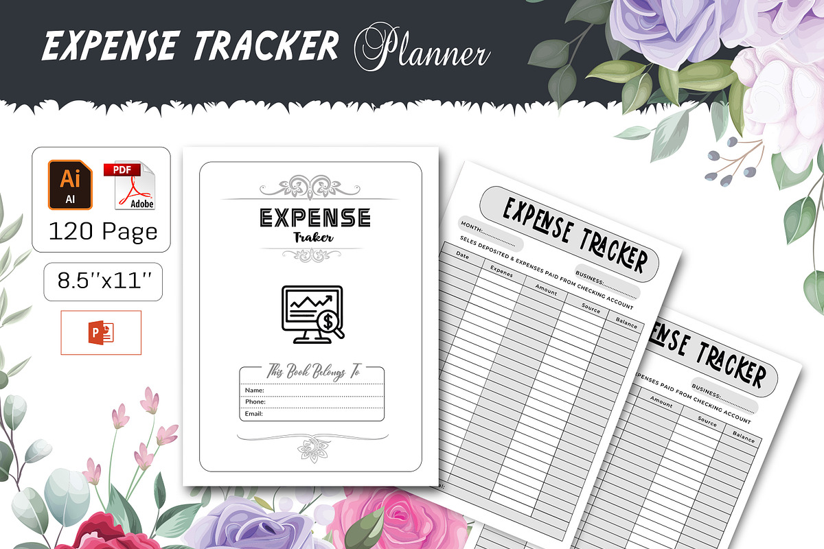 Expense Tracker, a Stationery Template by design_hut