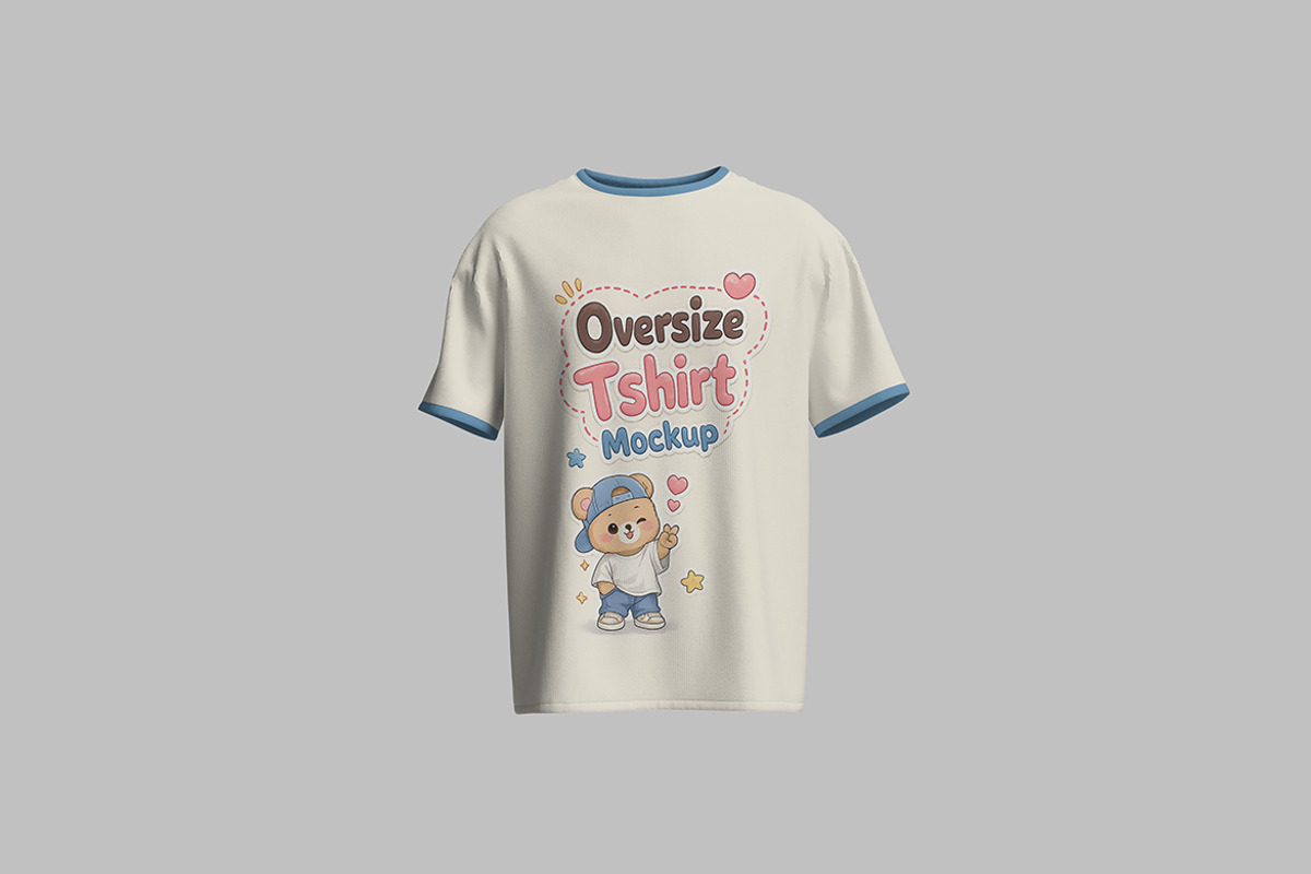 Oversize T Shirt Mockup for Fashion, a Shirt Mockup by My Code Std (Photo 2 of 5)