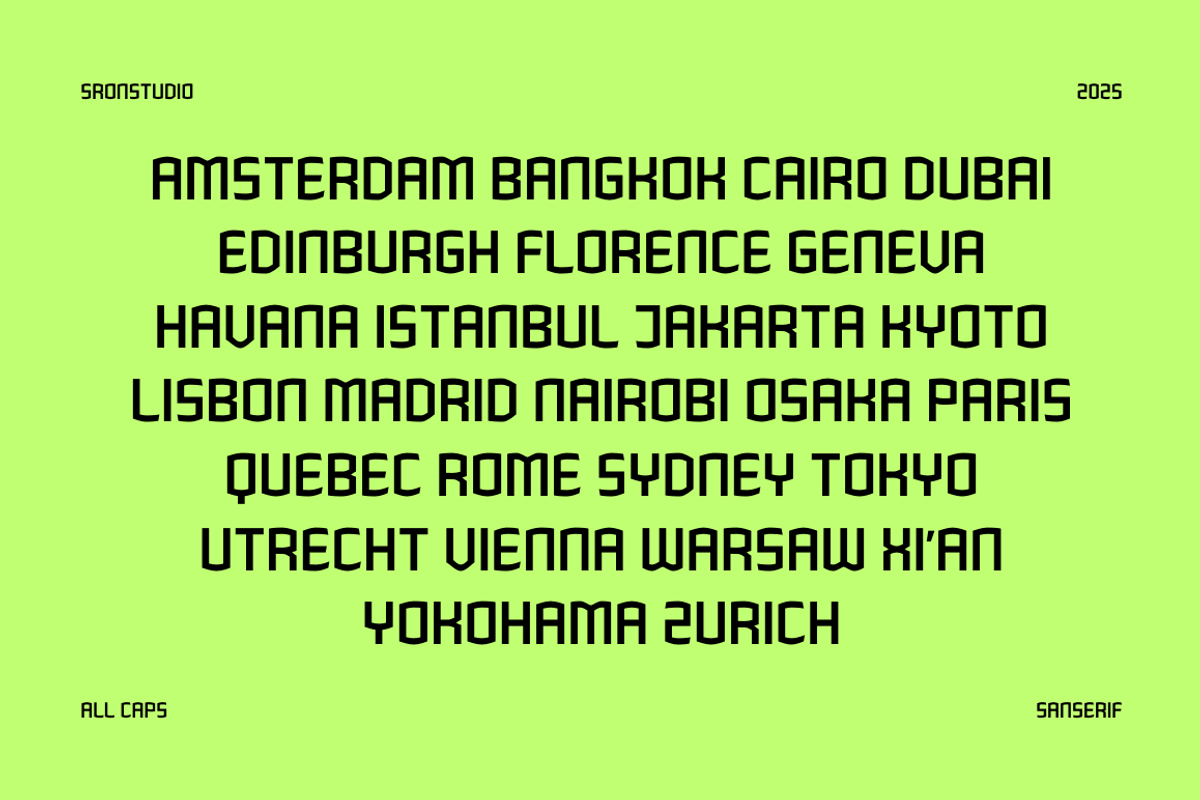 Kamujaya Font, a Sans Serif Font by Sronstudio (Photo 6 of 10)