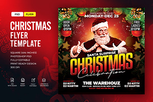Christmas Party Flyer, a Flyer Template by Artonix