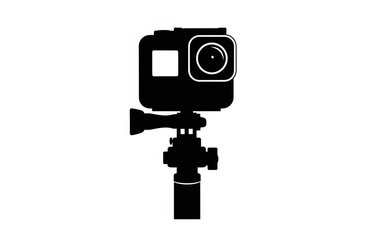 60 Action Camera Silhouette Icon, an Illustration by Artivon (Photo 27 of 61)