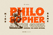 Salva Libre - Letter Stamp Font, a Serif Font by ikiiko (Thumbnail 2 of 7)