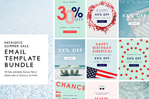 Summer Sale Email Template Bundle