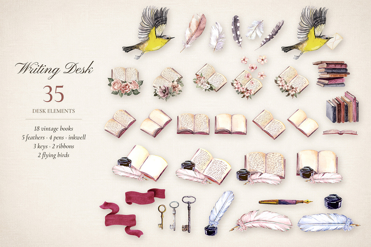 Vintage Postage Stamps & Envelopes, an Object Illustration by Where summer is (Photo 7 of 16)