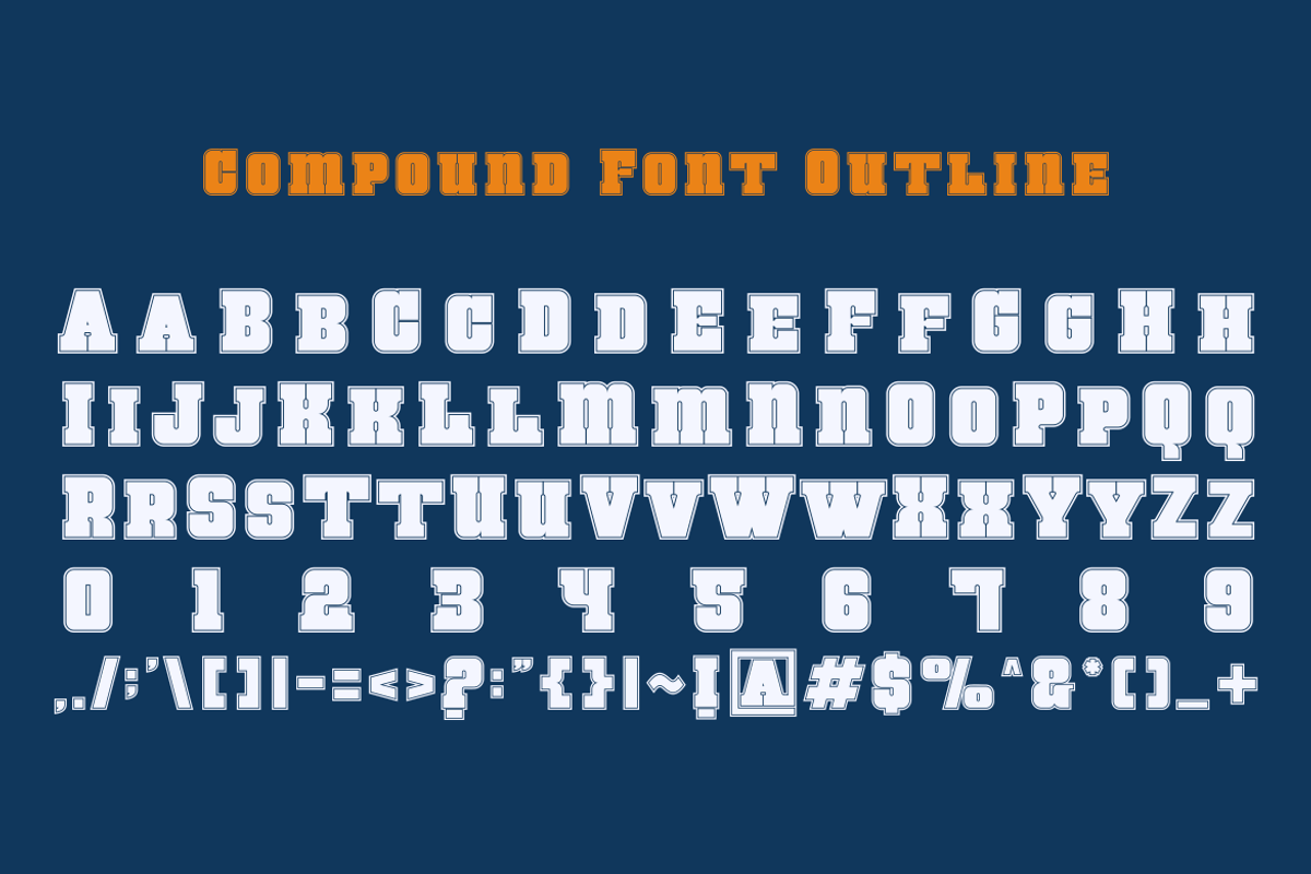Compound Einthes - Modern Duo Font, a Slab Serif Font by Viswal Studio (Photo 7 of 9)
