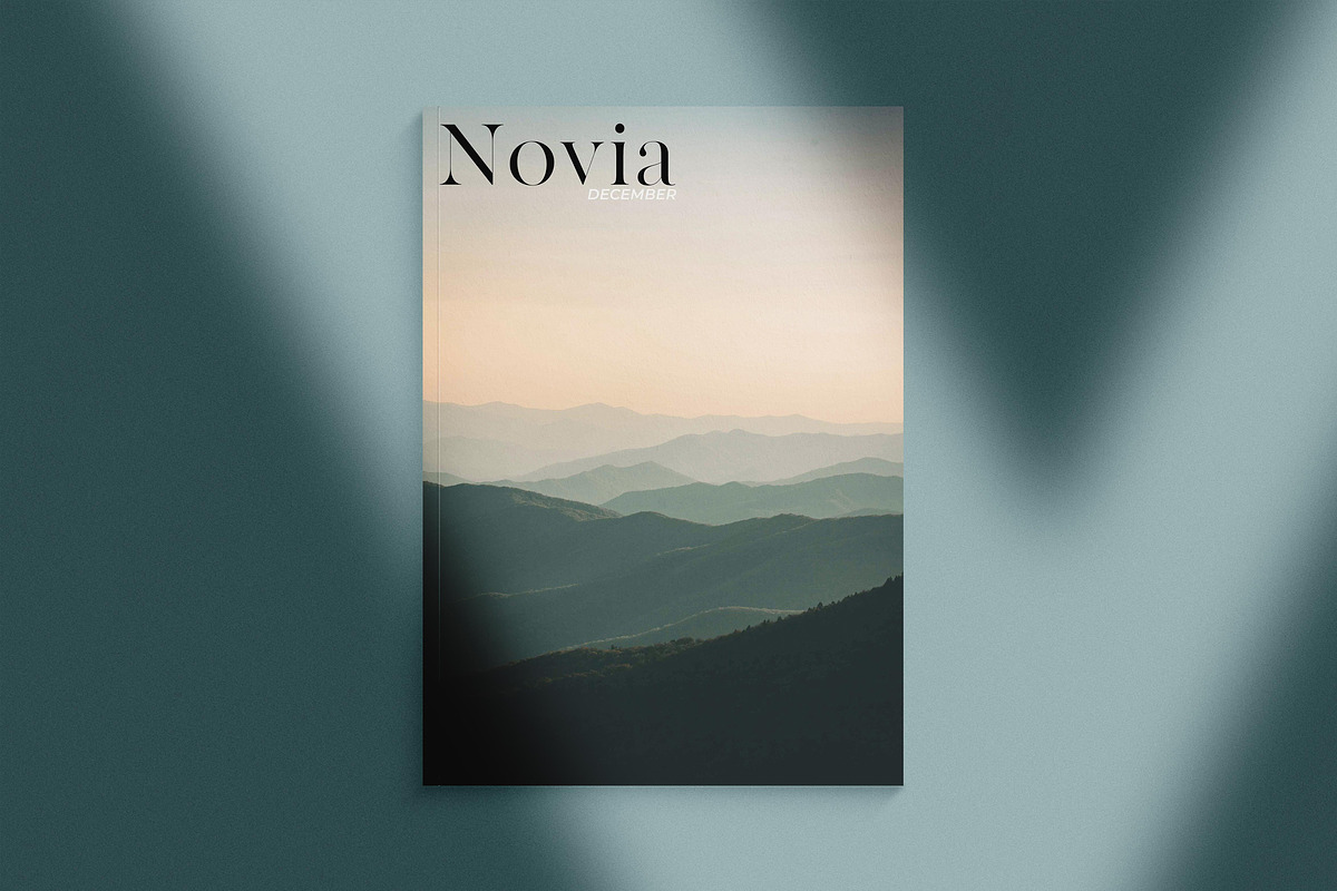 Novia Mini Magazine Mock-Up Kit, a Print Template by Eugene Tantsurin (Photo 10 of 12)