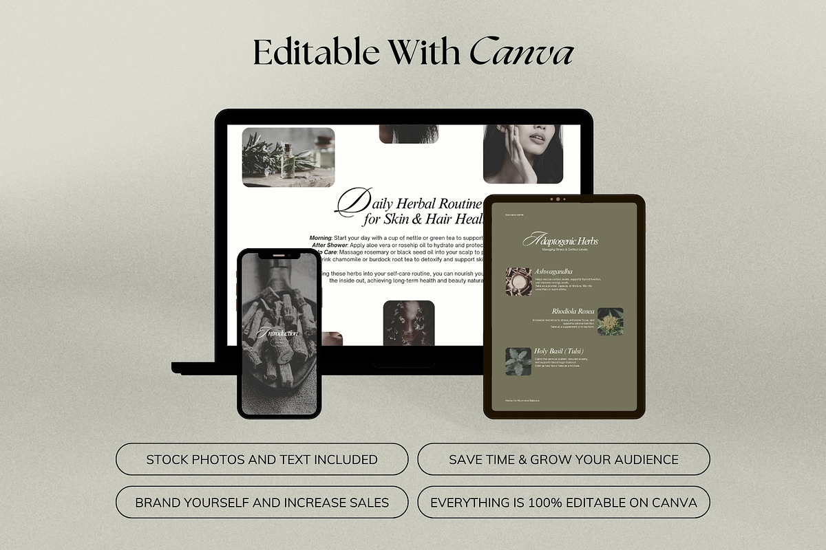 Herbal Medicine Ebook Template, a Magazine Template by Terraa Studio Design (Photo 9 of 9)