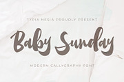 Baby Sunday, a Script Font by Typia Nesia (Thumbnail 10 of 11)