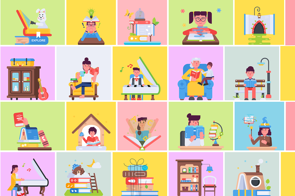 Book and Library Icons, a Duotone Icon by Prosymbols (Photo 5 of 11)