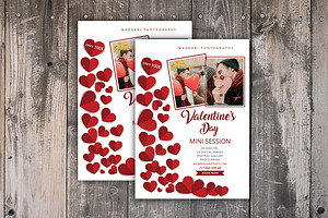 Valentines Day Mini Session Card