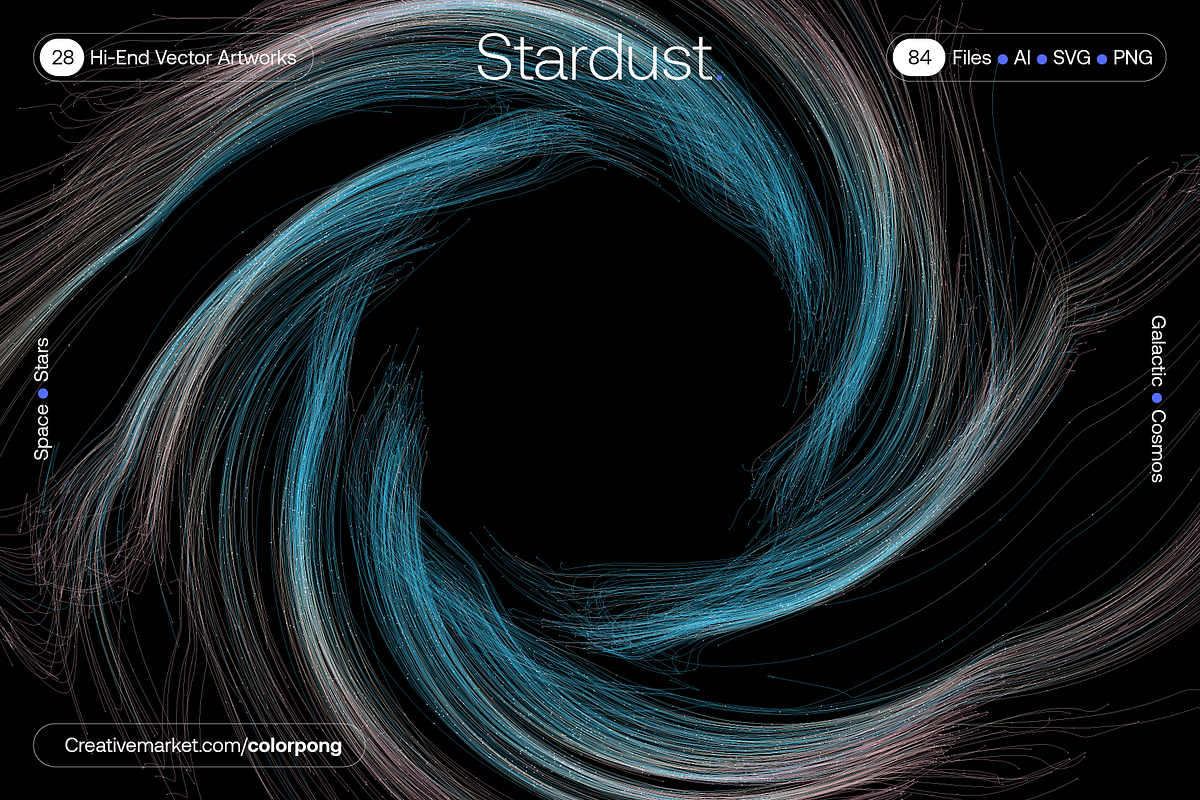 Stardust - Vector Bundle, a Technology Illustration by Colorpong (Photo 5 of 21)