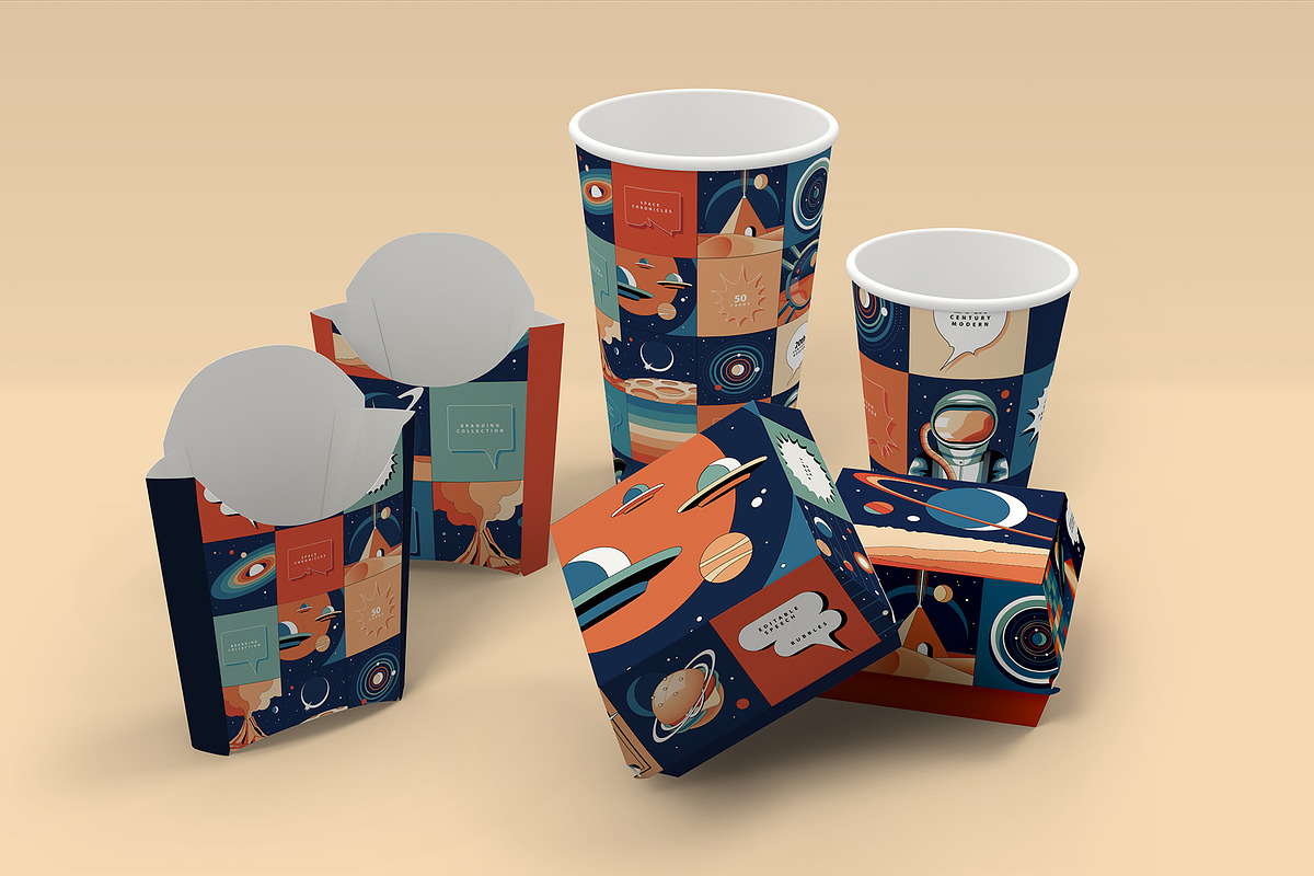 Space Chronicles Branding Collection, a Pattern Graphic by Polar Vectors (Photo 13 of 22)