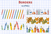 Back to School Watercolor Collection, an Education Illustration by Andre_Eva (Thumbnail 6 of 13)