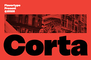 Corta, a Sans Serif Font by Flavortype (Thumbnail 1 of 18)