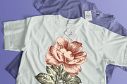 Seamless Flowers Peonies Chamomile, a Pattern Graphic by Vintage (Thumbnail 10 of 11)