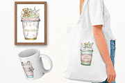 Easter Day Coffee Cups Clipart, an Illustration by Markicha Art (Thumbnail 4 of 7)