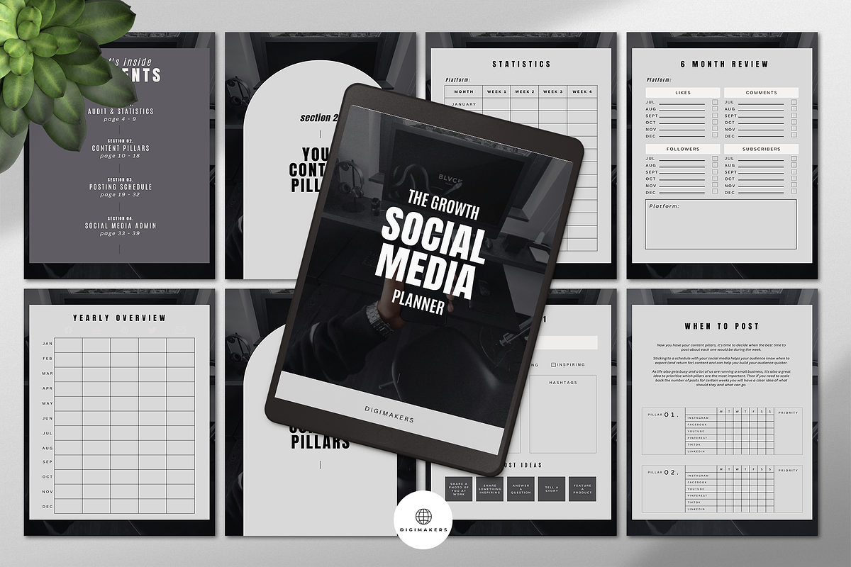 The Growth Social Media Planner preview 6