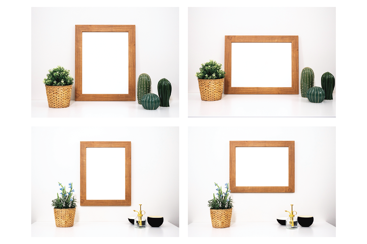 Frame Mockup Bundle - Monstera, a Household Mockup by Saguaro Digital (Photo 3 of 9)