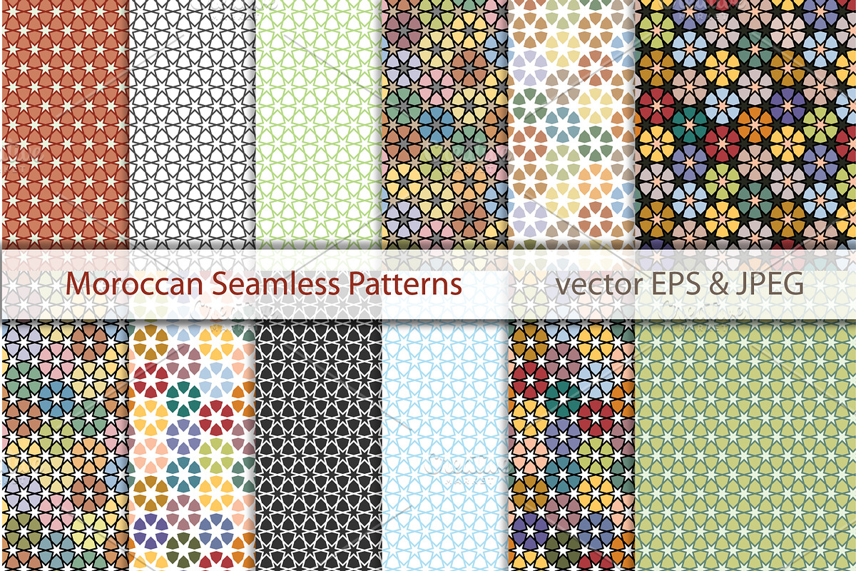Moroccan Patterns. Islamic art., a Pattern Graphic by MalinaShop (Photo 1 of 6)