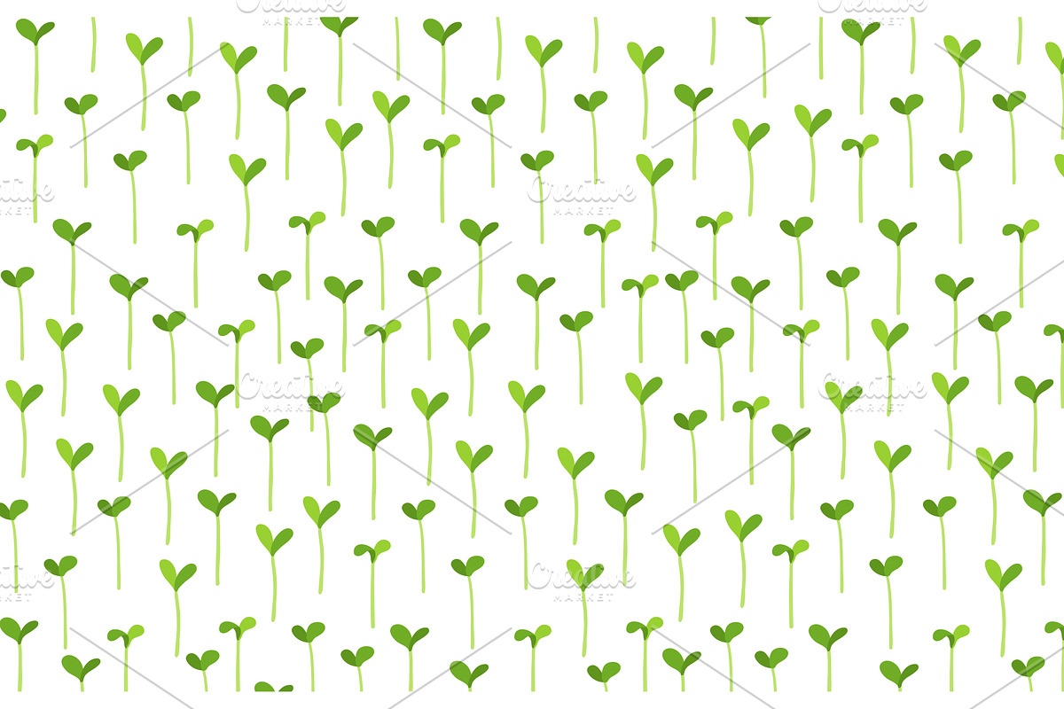 Agricultural seedlings field, a Texture Graphic by Ilia Design