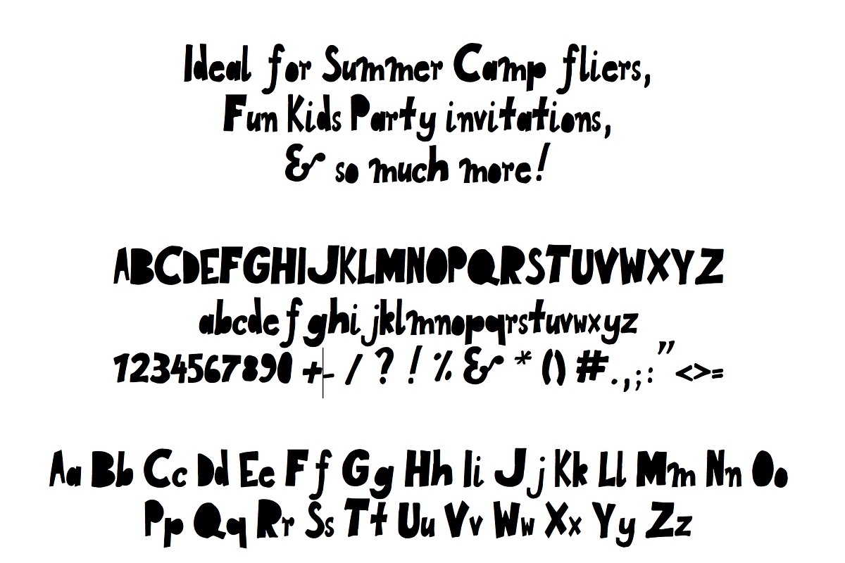 New Fun Blocks - Hand-drawn Typeface preview 3