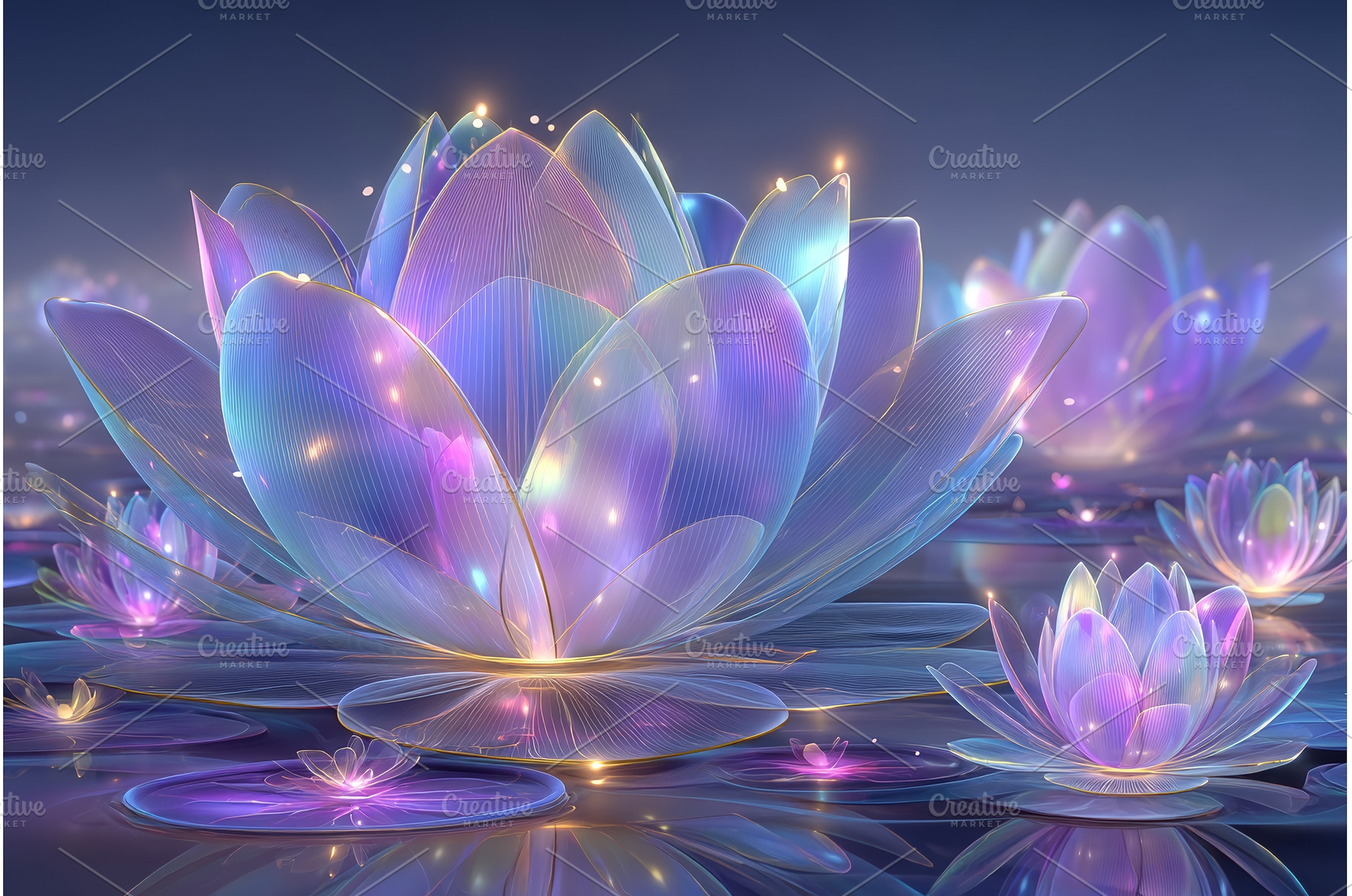 A breathtaking array of translucent, an Abstract Photo by ZinetroN